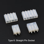10Sets 4.2mm Pitch MOLEX Mini-Fit 5557/5559 Single Row 2/3/4/5/6P Male Female Housing Terminal Straight/Curved Needle Connector