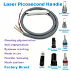 1064/532/1032nm Laser Picosecond Handle ND YAG The Beauty Instrument Accessory for Removing Melanin,Tattoos Cleaning Eyebrows