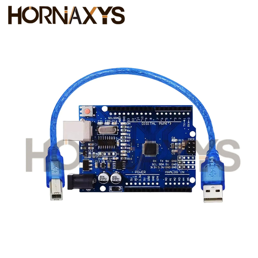 1-10 Uds/alta Calidad UNO R3 (CH340G) MEGA328P Para Arduino UNO R3 + CABLE USB ATMEGA328P-AU Placa De Desarrollo 16Mhz TYPE-C