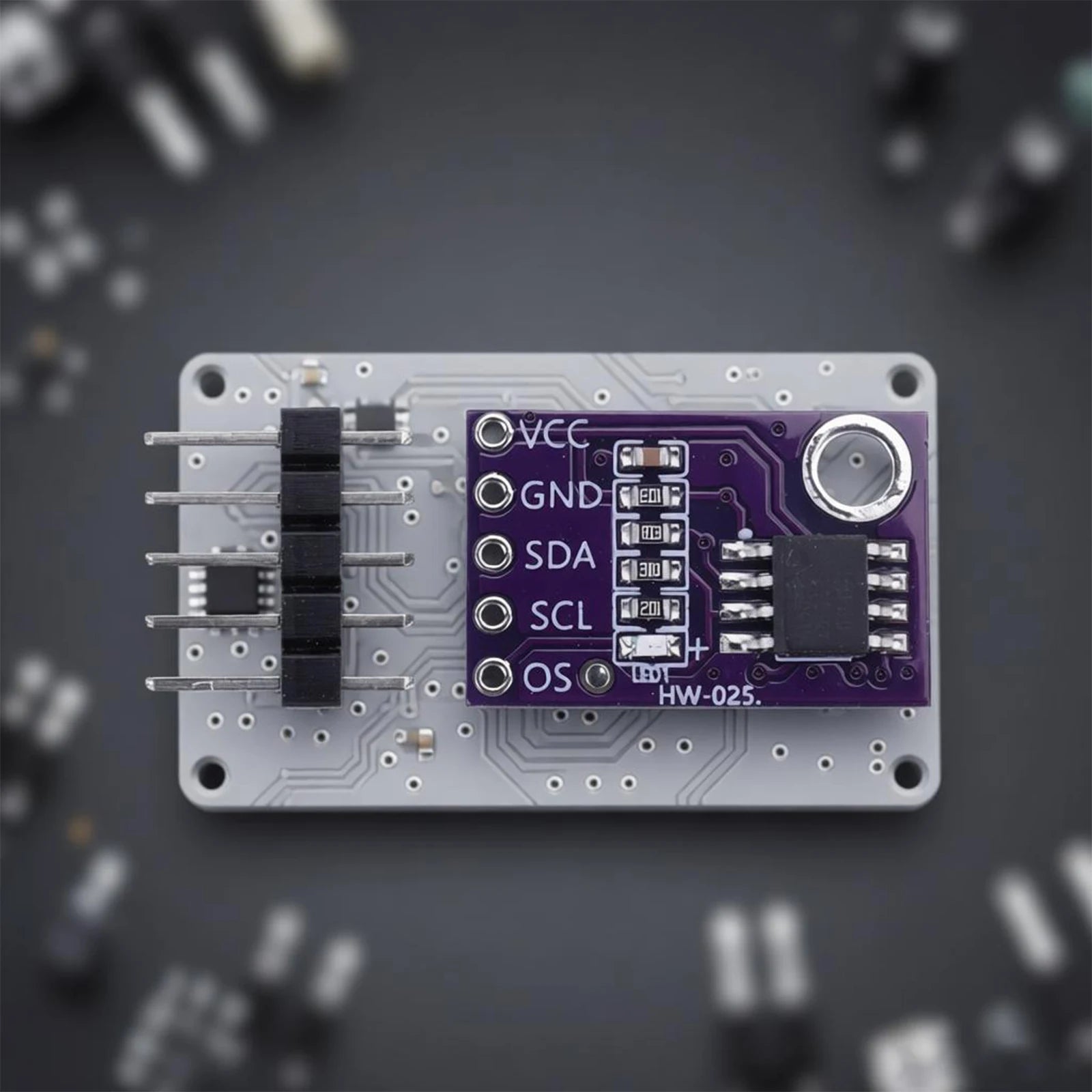 LM75 LM75A Temperature Sensor Module LM75BD High Precision Development Board DIY Projects/Smart Home/Industrial Control