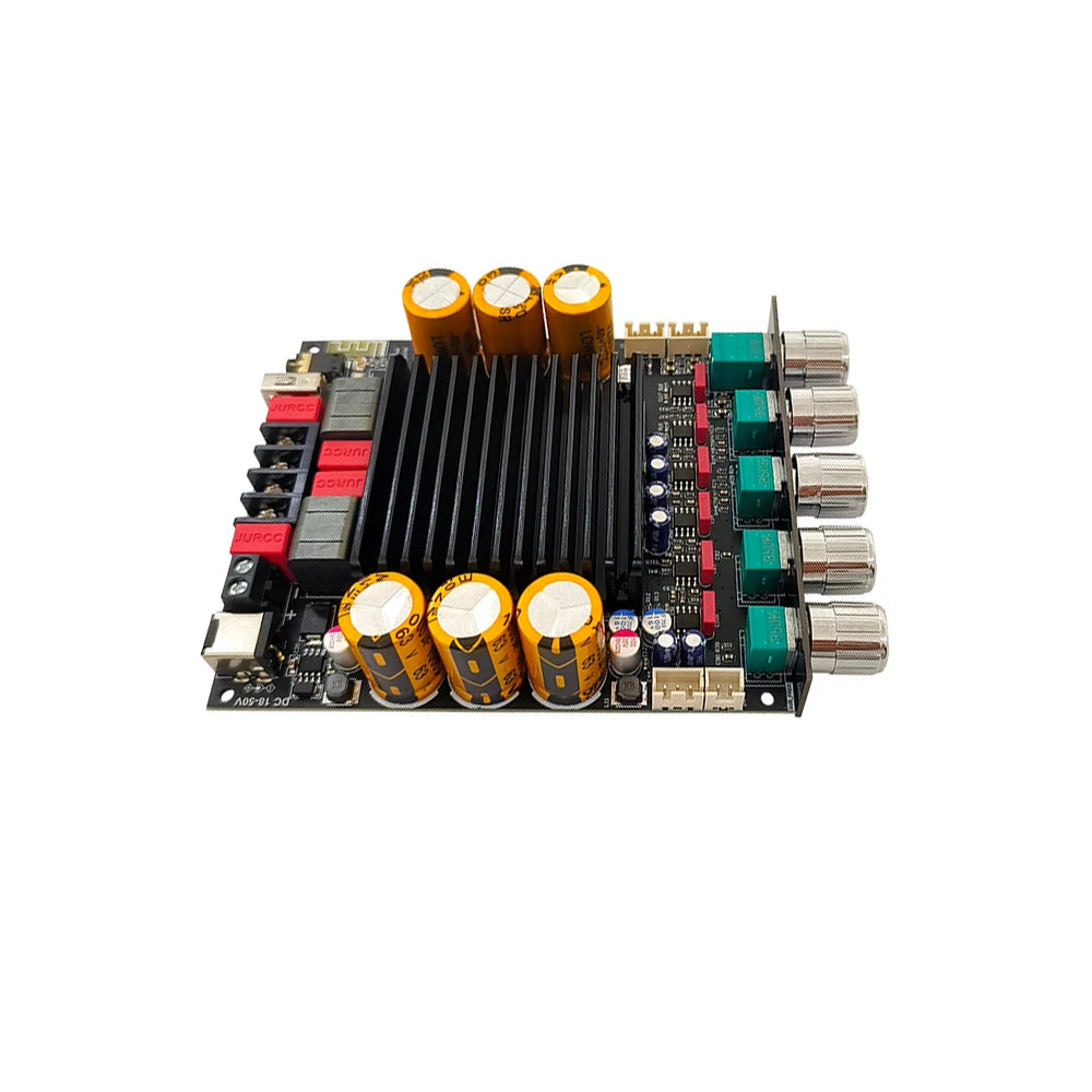 ZK-SUB600 BT Amplifier Board Module 2.0 Channel 300W+300W+Subwoofer Extension TPA3255 DC 18-50V with Subwoofer