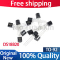 (5-50 piece) 100% New DS18B20 Programmable digital thermometer TO-92 Chipset