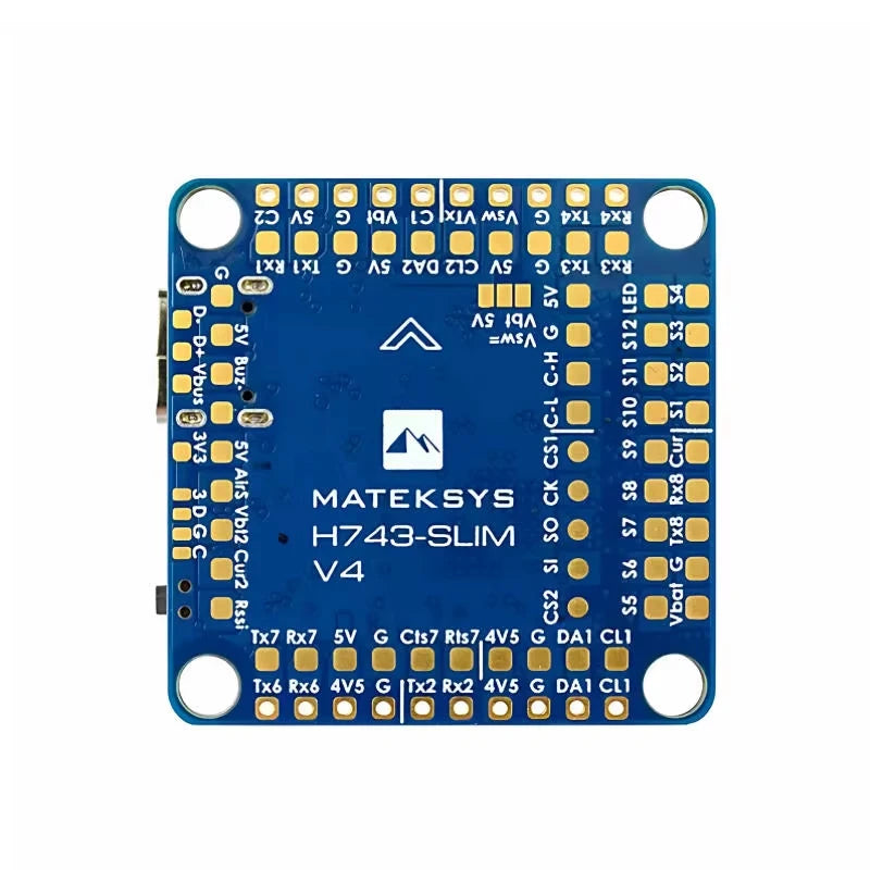 MATEK H743-SLIM-V4 Flight Controller with Built-in OSD MicroSD For FPV Racing Drone