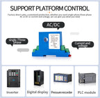 AC DC Current Transmitter 0-10A 0-20A 0-50A 0-100A 0-150A to 4-20mA 0-10V 0-5V RS485 Current Sensor Transducer with DC24V
