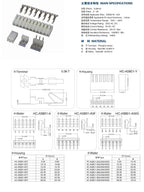50sets CH5.08mm Housing Right Angle/Straight Wafer 2/3/4/5/6/7/8/9/10Pin 5.08mm Wire Connector Female Socket+Male Pin+Terminal