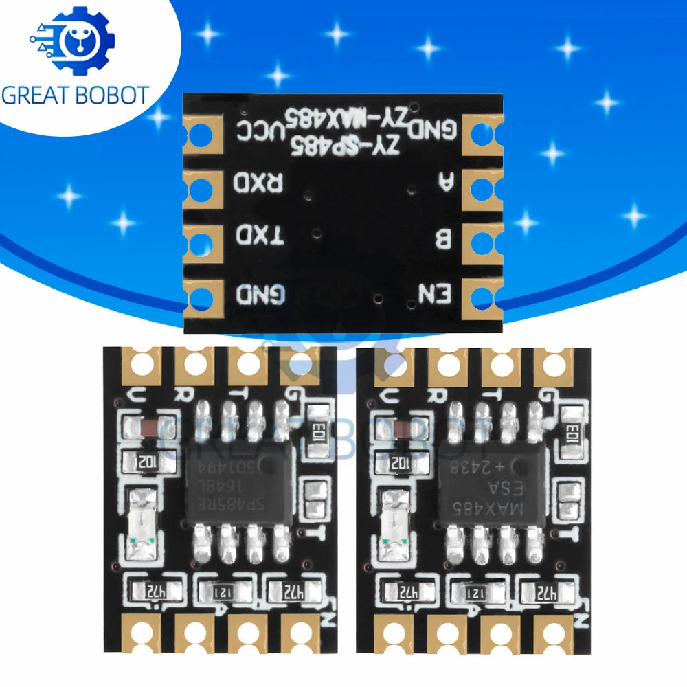 1~5PCS TTL to RS485 Communication Module (ZY-MAX485/SP485): 5V Level Conversion – Compatible for Arduino