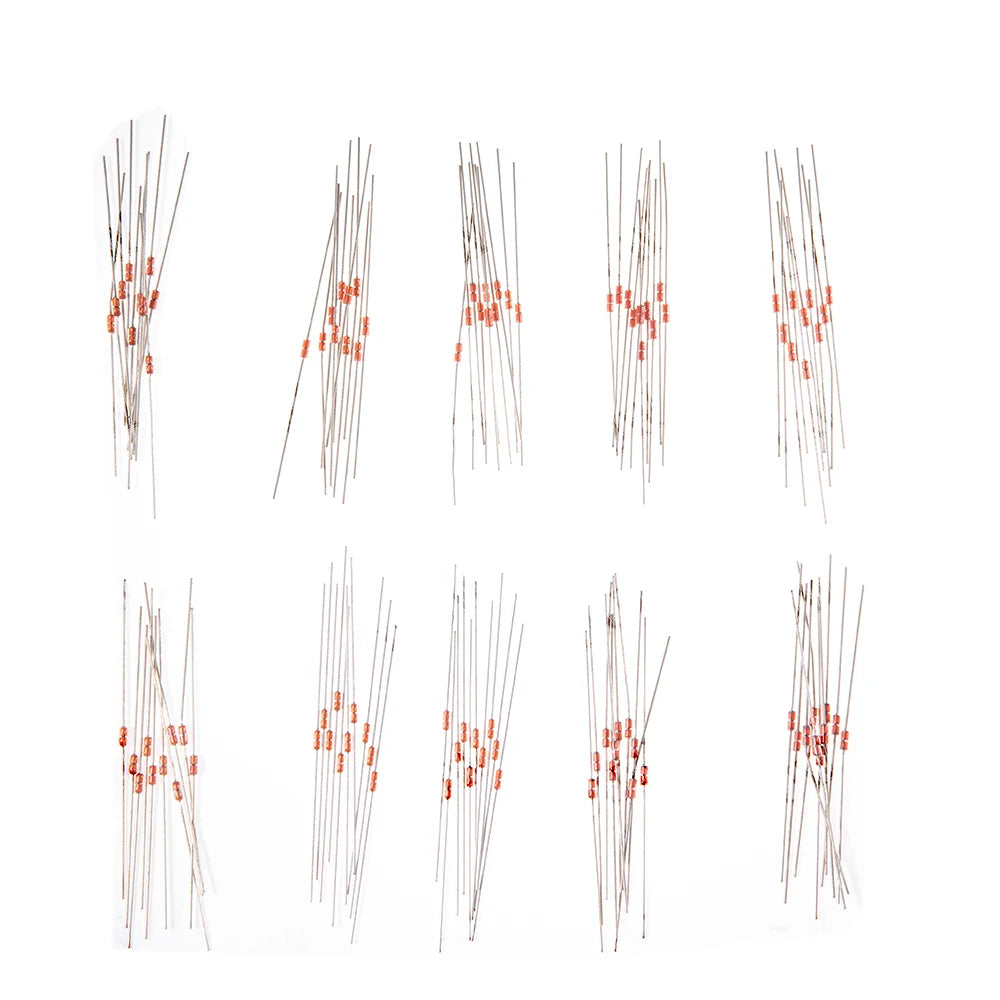 100PCS 10Values MF58 NTC Thermistor Kit 1K-1M 3950B Circuit Thermal Control kit &  for Temperature Sensing