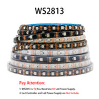 WS2812B WS2811 WS2813 WS2815 5050 RGB Smart LED Strip Lights WS2812 Individually Addressable IC 30/60/144Pixels/Leds/m Tape