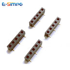 50pcs 2.54mm Single Row Vertical SMD Short Low Profile Insulation 3.5mm 1x2/3/4/5P 6P 7P-40P Rohs Gold Female Socket Connector