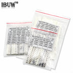 1pack 16/36/50Values 320PCS 720PCS 2500PCS 0603 0805 1206 SMD Capacitor Kit igmopnrq Assorted Kit ibuw 1PF ~ 1UF