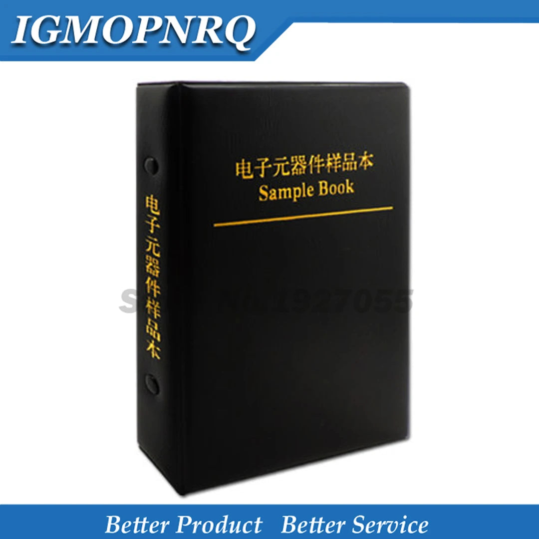 170values *50pcs=8500pcs 0201 0402 0603 0805 1206 SMD resistor 1% 0R~10M Sample Book Resistors Assortment Kit Resistors