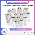 CBB65 AC Motor Capacitor Air Conditioner Compressor Start Capacitor 450VAC 5uF 20uF 25uF 30uF 35uF 40uF 45uF 50uF 60uF 70uF 5%