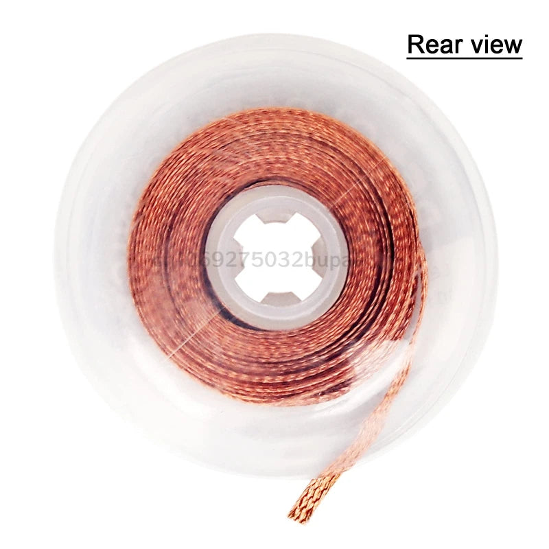 Electronic Repair Wick Copper Braid Desoldering Wick Pure Copper Braided Solder Removal Wire Residue PCB Soldering Clean Tool
