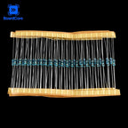 120PCS Metal Film Resistor 1/4W 1% Ohm Resistance Kit 2ohm 2.2ohm 2.4ohm 2.7ohm 3ohm 3.3ohm Car Airbag Repair Resistor Set