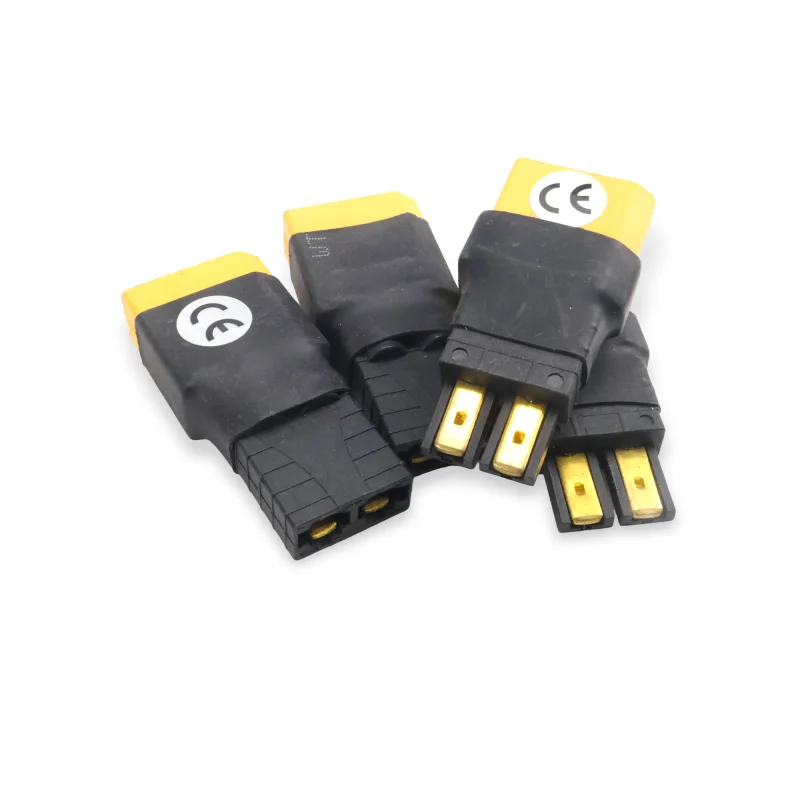 Outstanding Quality TRX Style Male to XT90 Female / TRX Style Female to XT90Male Connector Adapter for PFV Battery TRX Connector