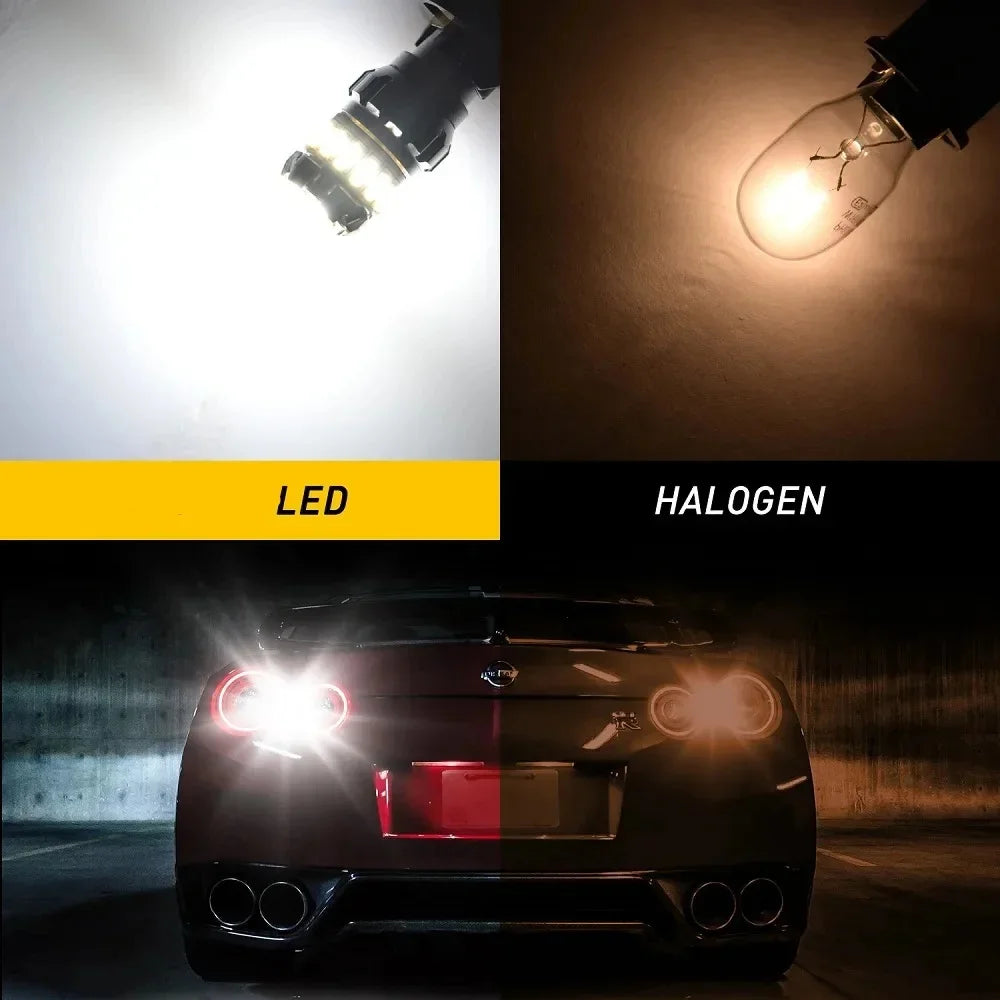 W16W T15 T16 Bulb Canbus Error Free Backup Reverse Led 921 912 LED Bulbs Car Lights Brake Lamp Stop Light Xenon White DC12V