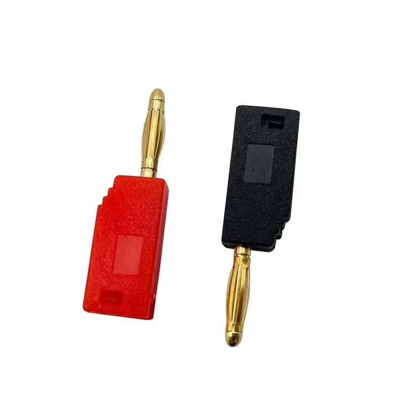 40Pcs 2MM Stackable Banana Plug Soldered Electrical Connector with Socket Jack for DIY Use