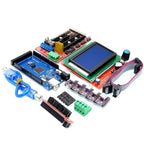 Mega 2560 R3 CH340+1pcs RAMPS 1.4 Controller+5pcs A4988/DRV8825 Stepper Driver Module+1pcs 12864 controller for 3D Printer kit