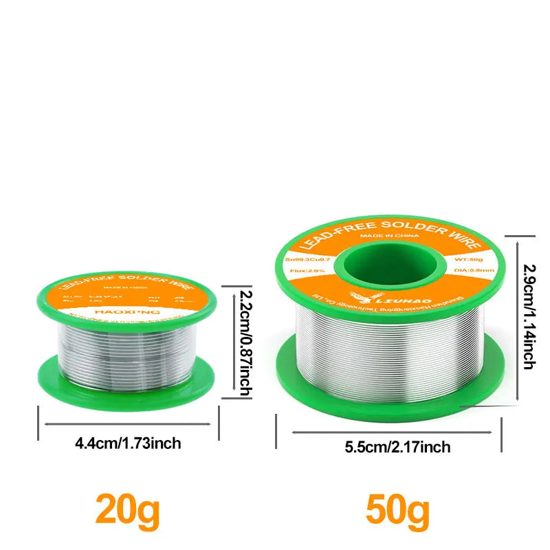 Electronic No-clean Soldering Wire Solder Wires Rosin Core Tin Multipurpose Welding Wire Flux Iron Wire Reel Household Tool