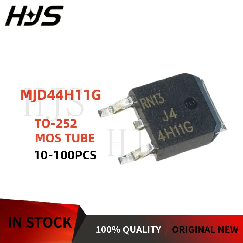 10~100Pcs Brand New MJD44H11G J44H11G 4H11G TO-252 MOSFET Field effect Transistor In Stock