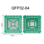 1Pce Pinboard QFN16/LGA16 QFN20 QFN44/48 QFN32/QFP32/QFN40 QFP32-64 QFN56/64 QFP32-100 LQFP128/144 Adapter Socket Adapte Plate