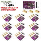 10/1PCS Si5351A Si5351 I2C Clock Generator Breakout Board Module 8KHz-160MHz Signal Generator for Arduino DC 3V-5V