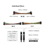 DuPont Wire Breadboard Jumper Cable Wire Male to Male Female to Female Male to Female Ribbon Cable for Arduino DIY 20cm