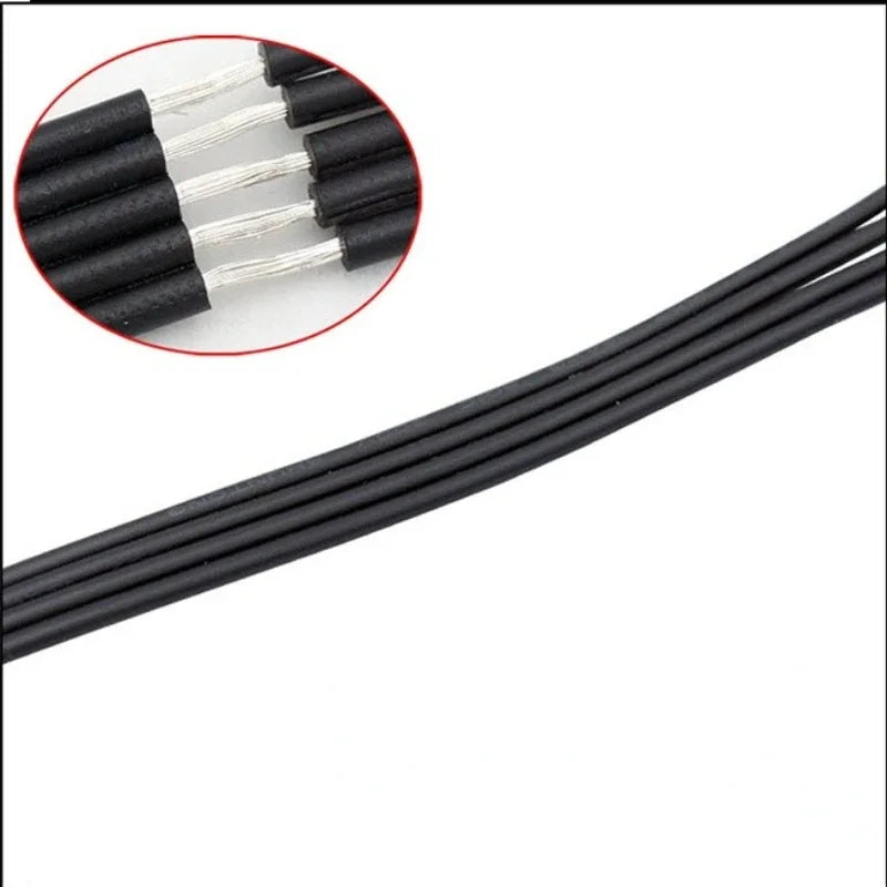 1x Computer Cables Large 4 Pin Male To Female 4P IDE Power Extension Cable 18AWG for Molex Connector
