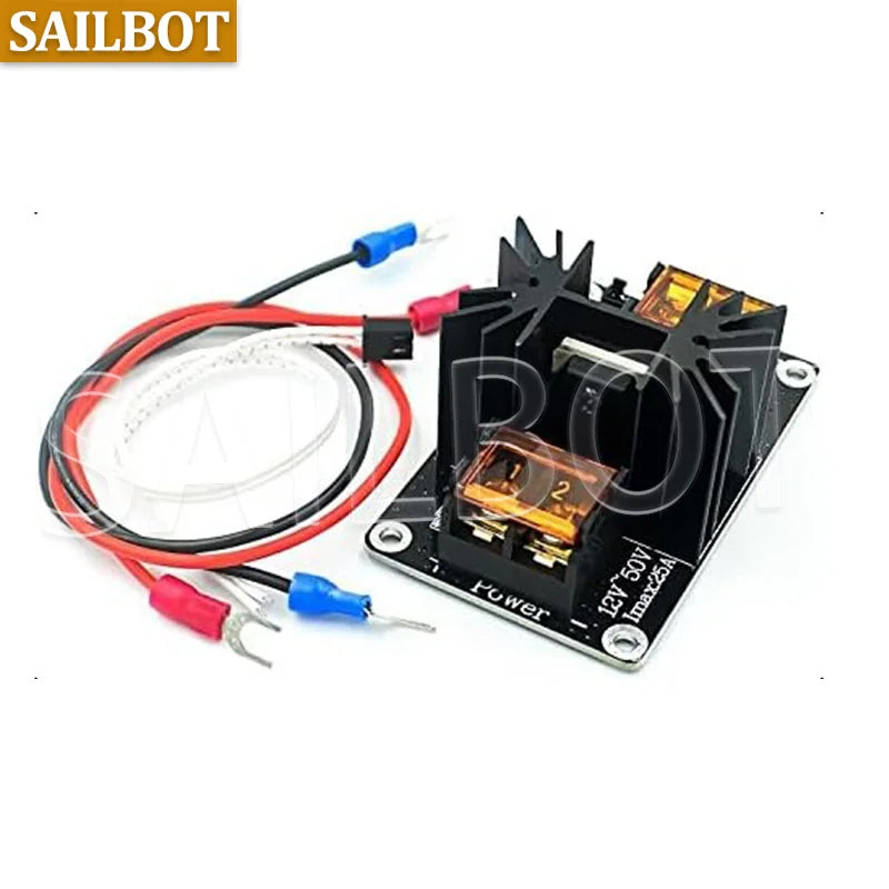 3D Printer Hot Bed Power Expansion Board Heating Controller MOSFET High Current Load Module 25A 30A 12or24V for 3D Printer Parts