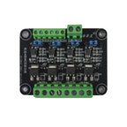 High-Speed 4-Channel N-Channel MOSFET Module Optocoupler Isolated Signal Amplification Control Board for PLC  Microcontrollers