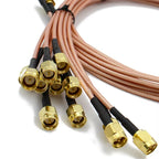 SMA to SMA Cable Male to Male Connector Antenna extension jumper RF cable Pigtail Adapter Cable RG316 For WIFI 3G 4G GSM Antenna