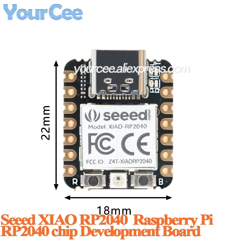 10pcs/1pc Seeed Studio XIAO ESP32C6 ESP32 ESP32C3 ESP32S3 Sense MG24 NRF52840 RA4M1 RP2350 SAMD21G18 RP2040 Development Board