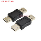 1/2/5PCS USB2.0 A Male & A Female to B Female Printer Print Converter Adapter Connector USB 2.0 Port Retail wholesale USB 2.0
