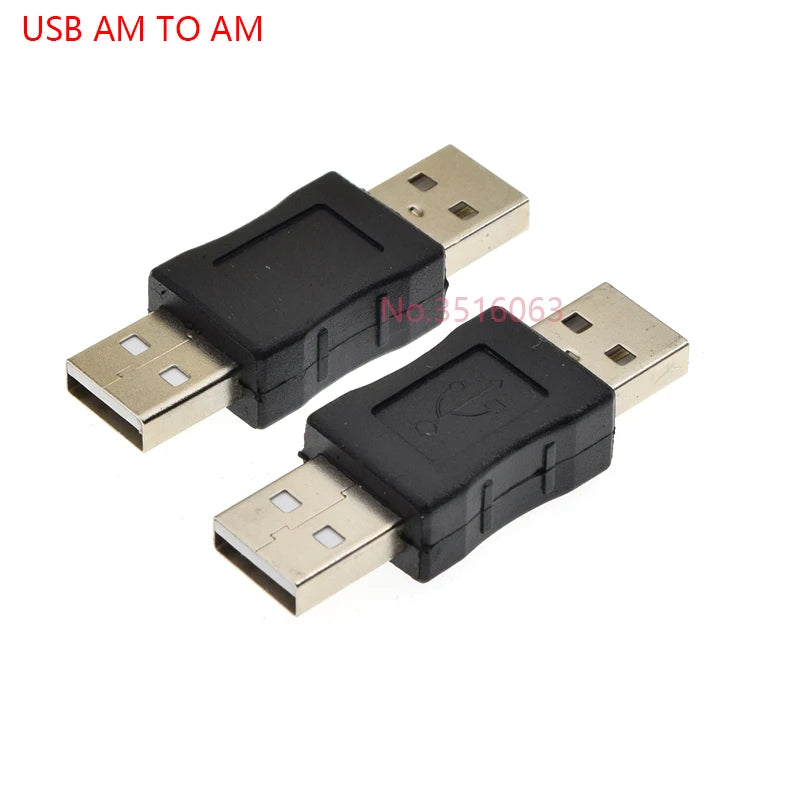 1/2/5PCS USB2.0 A Male & A Female to B Female Printer Print Converter Adapter Connector USB 2.0 Port Retail wholesale USB 2.0
