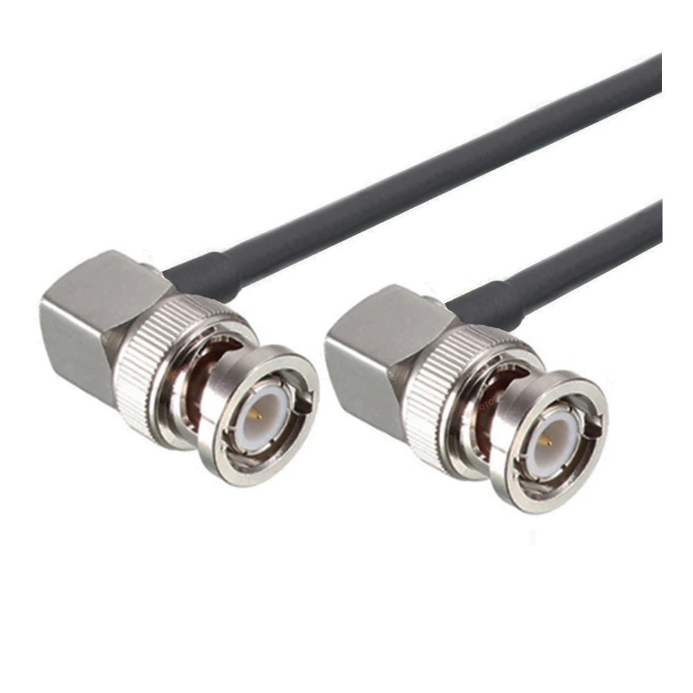 BEVOTOP RG58 BNC Cable Waterproof BNC Female Nut Bulkhead to BNC Male Plug RG58 Pigtail Jumper 50 Ohm RF Coaxial Extension Cable
