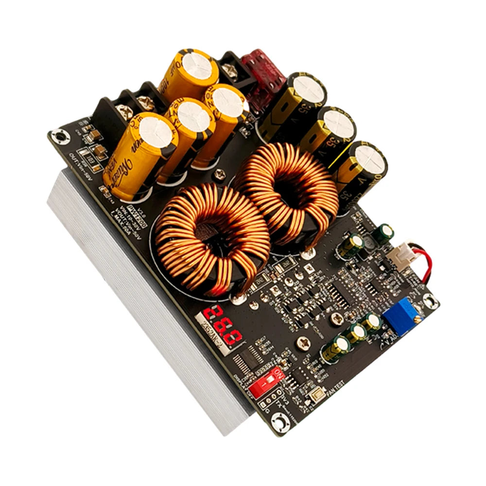 1200W 50A High Current Boost Power Module Dual Inductor Sufficient Power Audio Amplifier Dedicated Power Supply PW1200