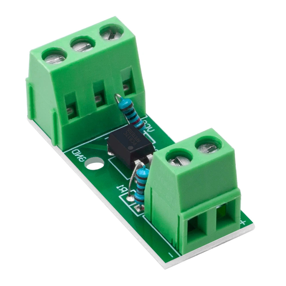 1 Channel Way Optocoupler Isolation Module PC817 EL817 3V-5V 12V 24V Photoelectric Isolator Rail Holder PLC Drive Motor Board