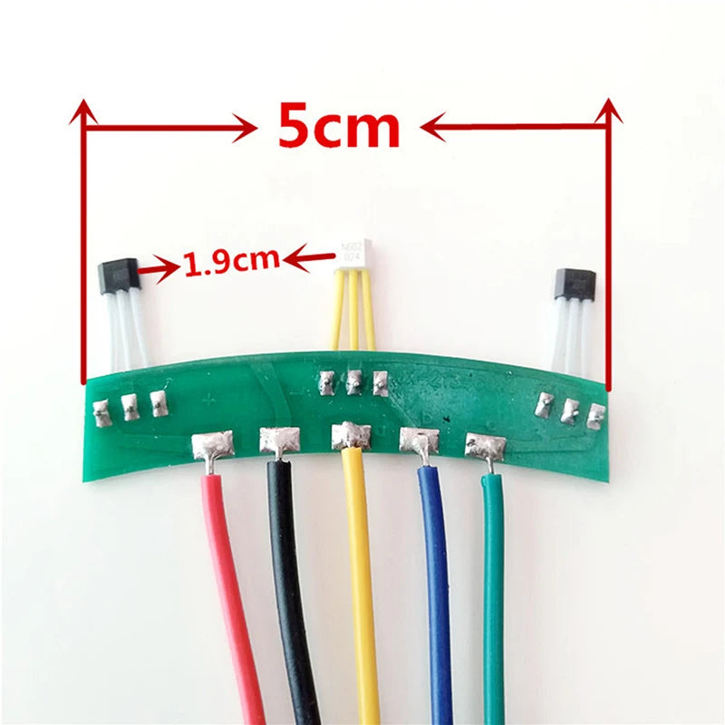 New·2-Wheels Electric Vehicles Motor Hall Sensor With Board Cable 213 Motor Hall Sensor 60 Degree For Element E-Bike