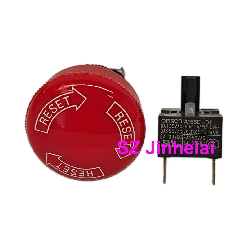 Authentic Original Omron A165E-S-01 A165E-S-02 Emergency Stop Switch A165E-S-03U A165E-LS-24D-02