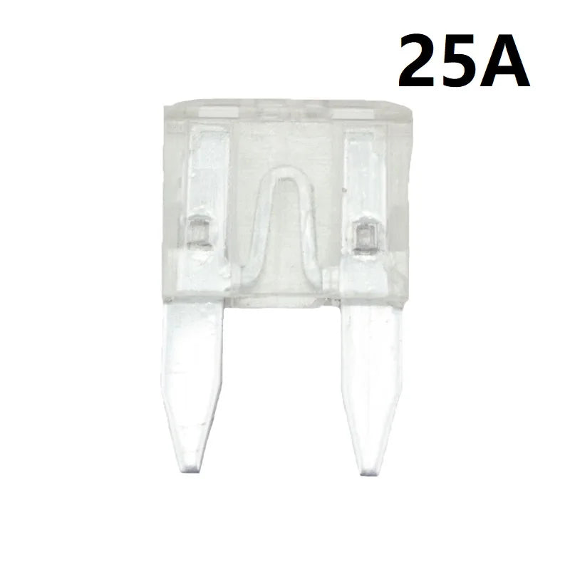 20 Pcs 5A 7.5A 10A 15A 20A 25A 30A Amp Mini Fuses for Car Truck Automotive Fuse Accessories Blade