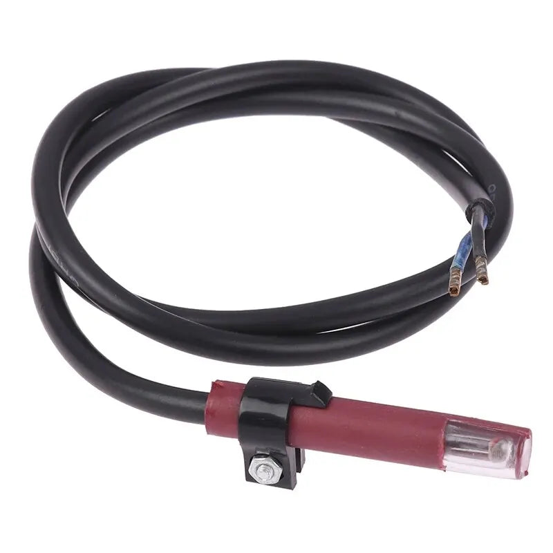 5cm QRB1 Flame Detector Photosensitive Electric Eye Burner Detection Photoresistor Red QRB1 Photocell For Burner Waste Oil