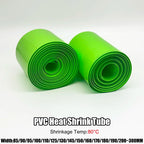 Width 85mm~300mm PVC Heat Shrink Tubing 18650 Battery Protection Packaging Film Heat Shrink Bushing Protective Sleeve Insulation