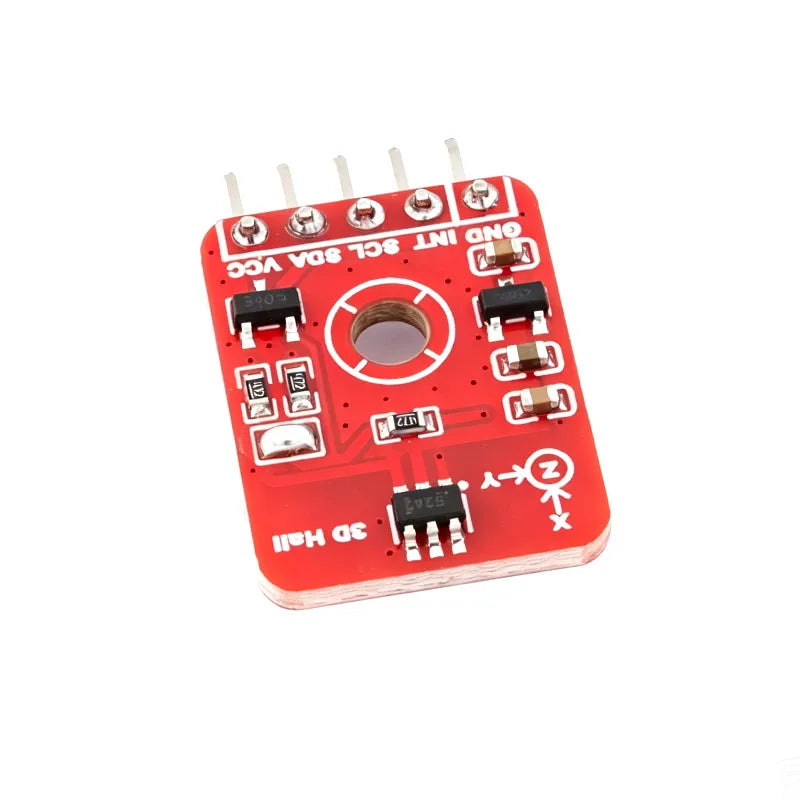 TMAG5273 3D Hall Effect Sensor Module, I2C Interface, Low-Power Linear Magnetometer with 12-bit ADC & CORDIC Angle Calculation