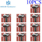 1-100PCS MX1508 Dual DC Motor Driver Module 2V-10V 1.5A PWM Speed Control H-Bridge Stepper L298N Replacement for Arduino