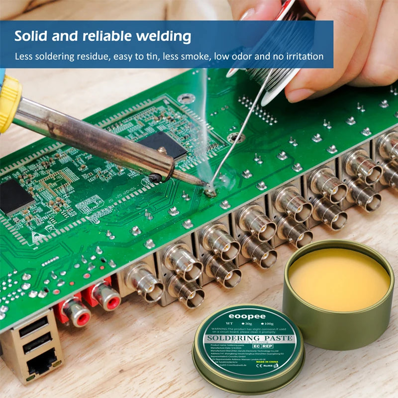 Solder Paste Rosin Flux Professional Welding Flux No Clean Flux for Soldering Electronic Circuit Board Essential Electronic Tool