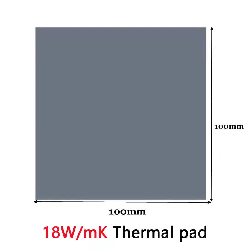 UPSIREN OEM Thermal Pad Silicone Plaster Thermal Pad CPU GPU Card Water Cooling Mat 100X100mm High Quality Heatsink Cooling pad