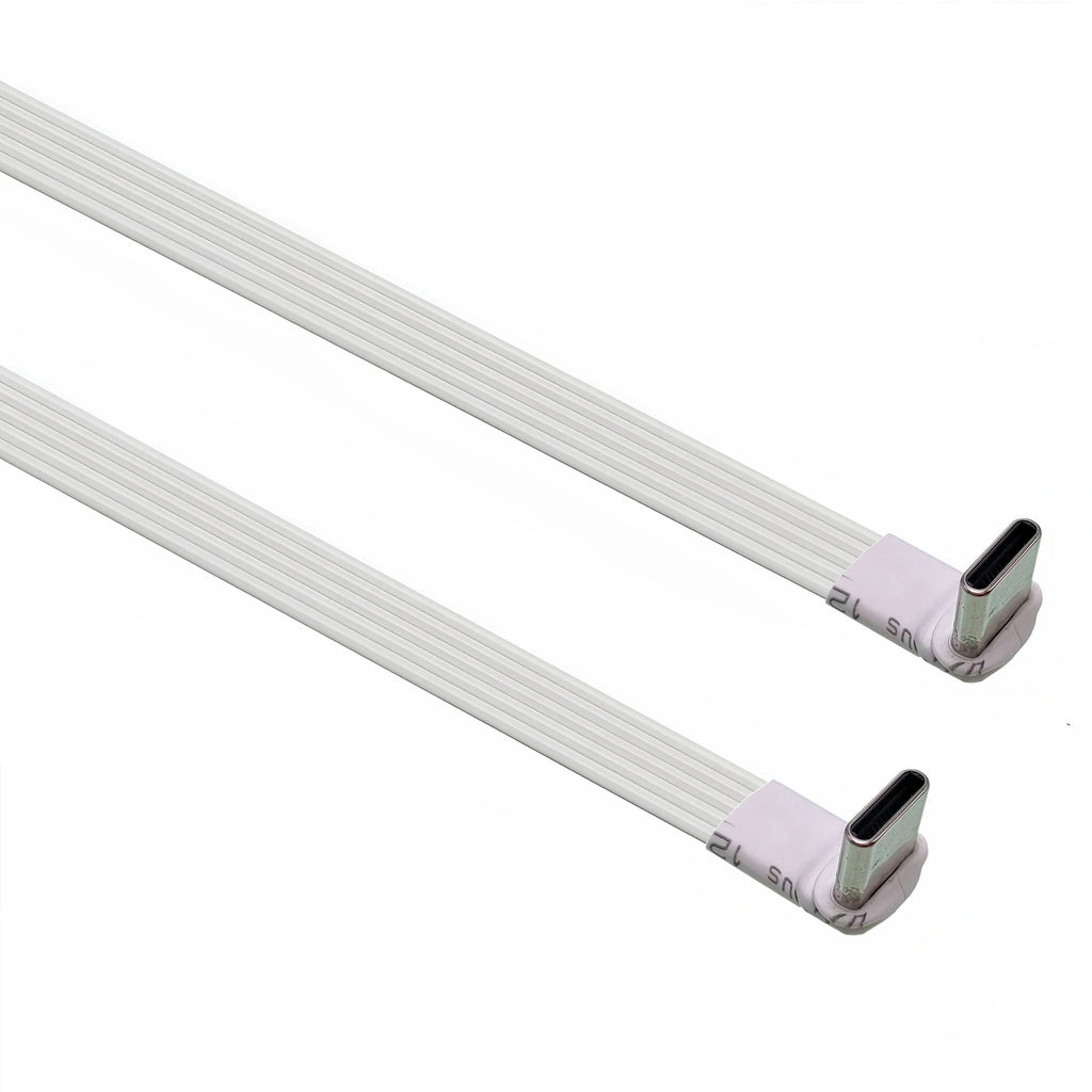 5CM 10CM 30CM USB 2.0 Type-C Flat Cable Extension FPC Cable USB 2.0 USB-C 90° Up/Down Angled Plug 5CM-1M