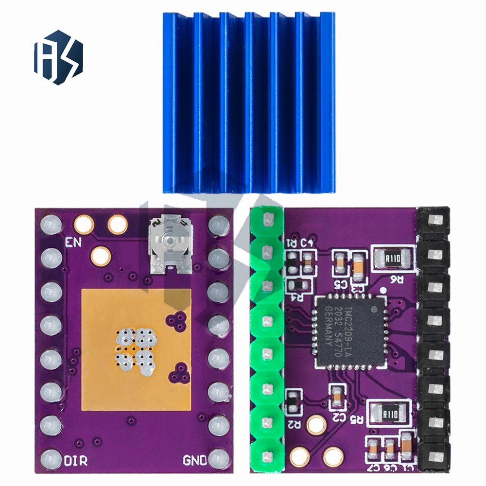 5.5v-28v TMC2130 TMC2209 compatible stepper motor silent driver module 256 subdivision replaces TMC2208 A4988