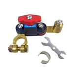 12V 24V Battery Disconnect Switch with Voltage Display Switch & Relays Instant Brass 360 Rotatable for Car Marine Power Protect