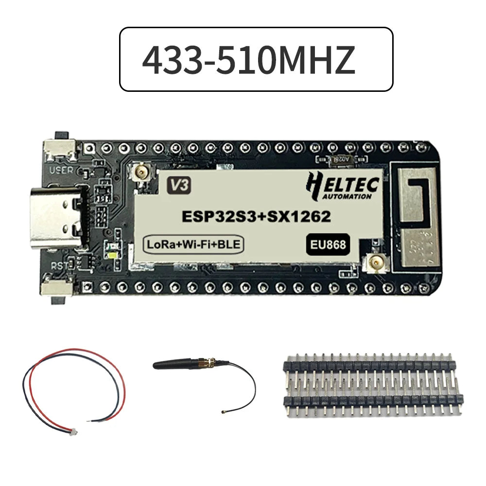 New 433-510MHZ/ 863-928MHZ Wireless stick lite ESP32+LoRa V3 development board compatible with ESP32-S3 node Type - C